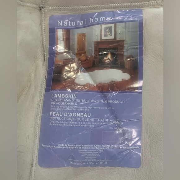 ✨Authentic AUSKIN LAMBSKIN/WOOL area rug by Woolmark Interiors✨ - Picture 13 of 14